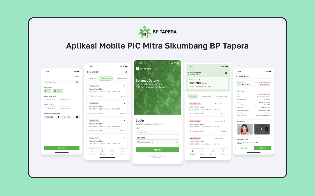 PIC Mitra Sikumbang — Aplikasi Mobile BP Tapera preview