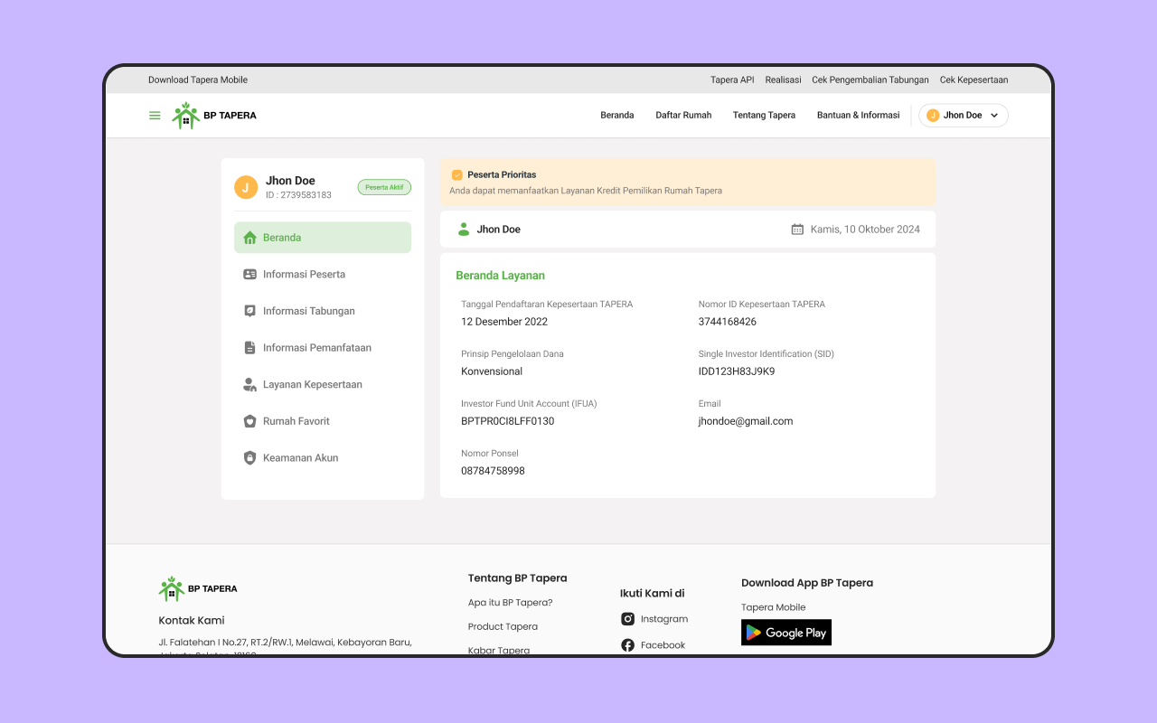 Tapera Digital Services preview